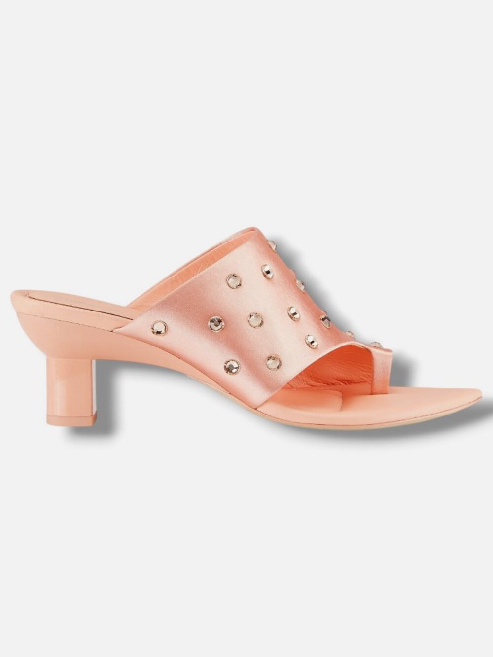 3.1 Phillip Lim Women's Pink Verona Embellished Satin Sandals Size 38
